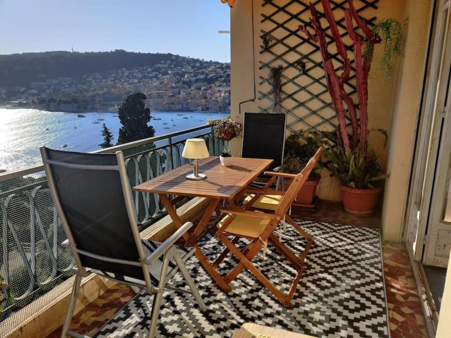 Vintage Flat On Villefranche Bay - Free Car Park Villefranche-sur-Mer Exterior foto