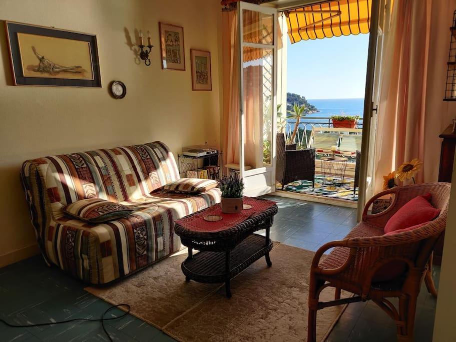 Vintage Flat On Villefranche Bay - Free Car Park Villefranche-sur-Mer Exterior foto