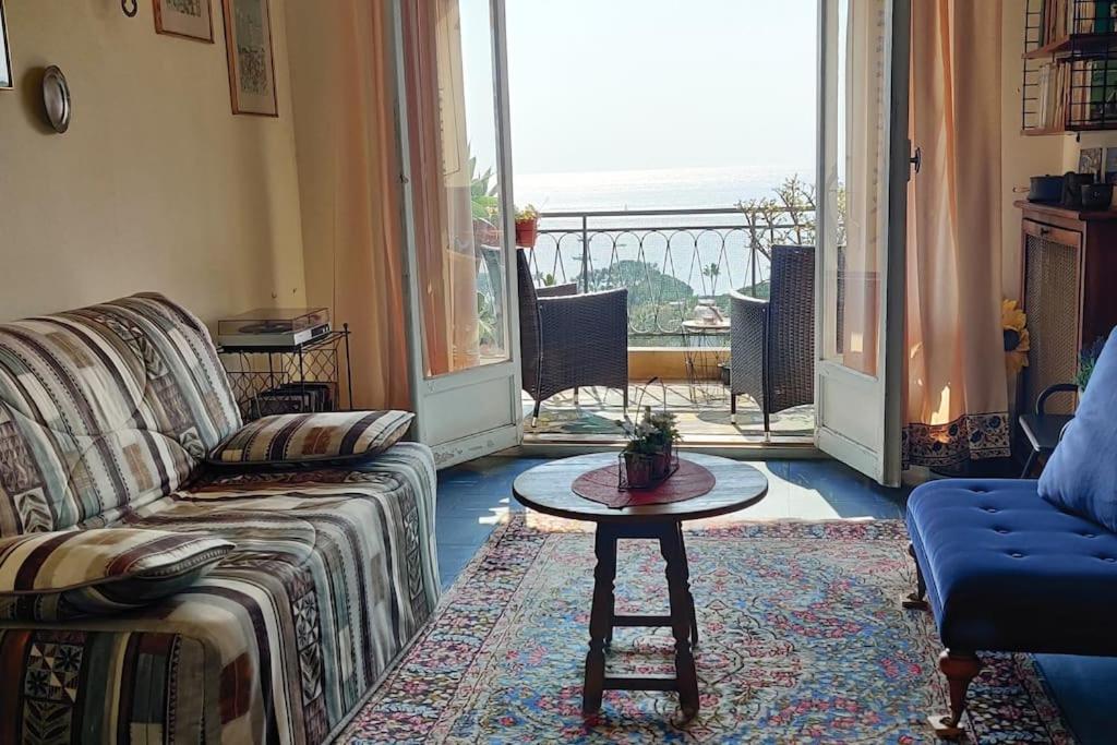 Vintage Flat On Villefranche Bay - Free Car Park Villefranche-sur-Mer Exterior foto