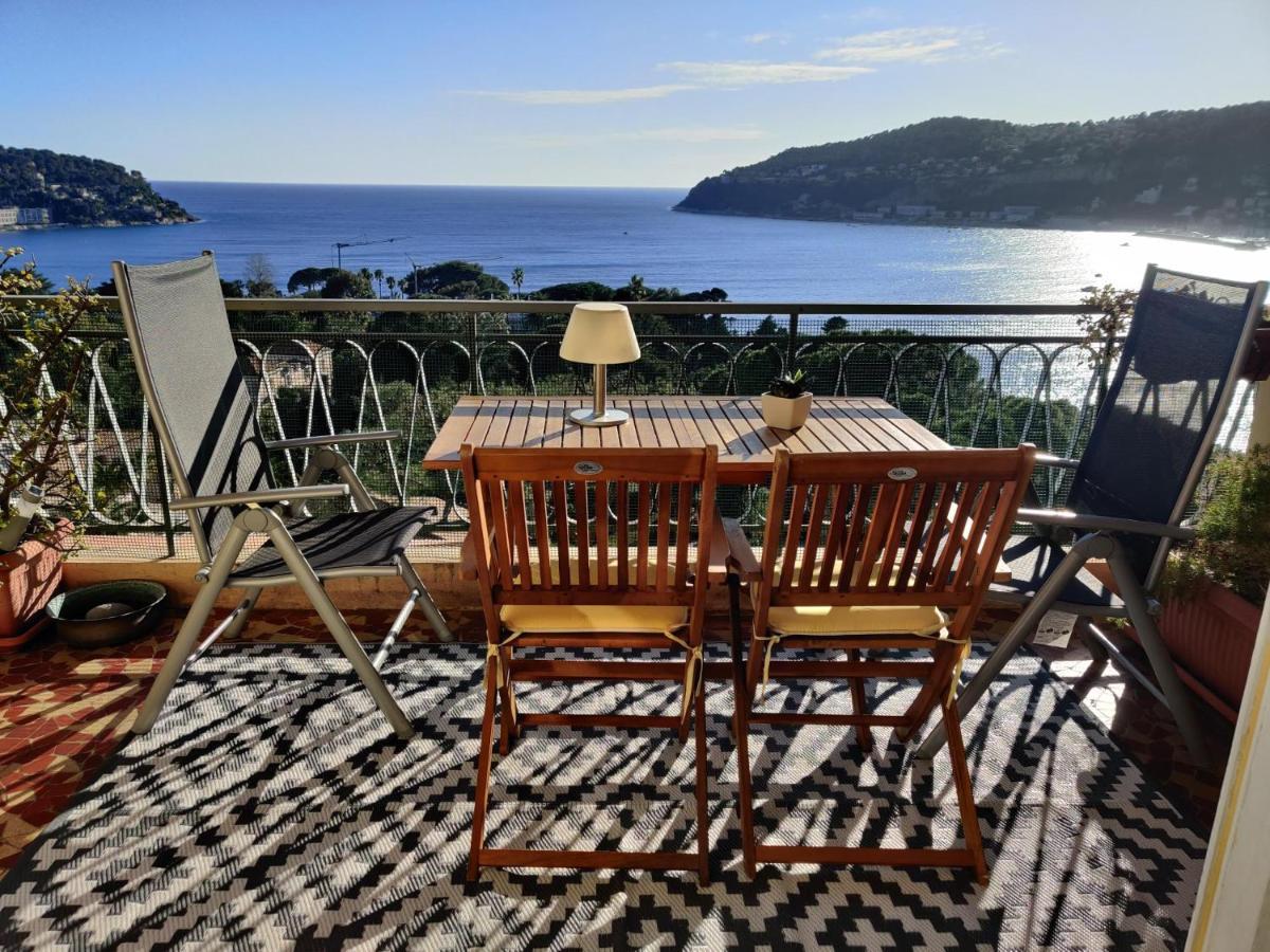 Vintage Flat On Villefranche Bay - Free Car Park Villefranche-sur-Mer Exterior foto