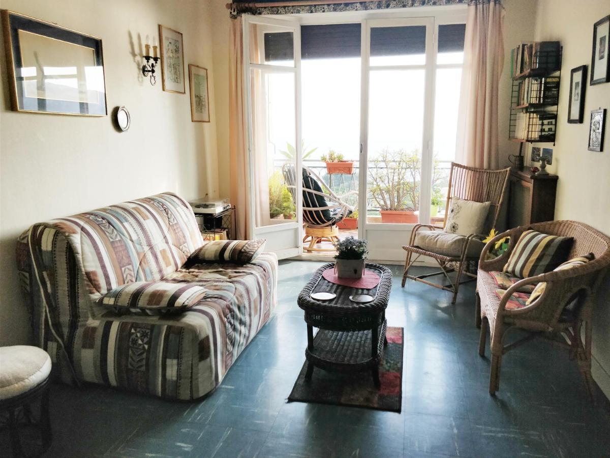 Vintage Flat On Villefranche Bay - Free Car Park Villefranche-sur-Mer Exterior foto